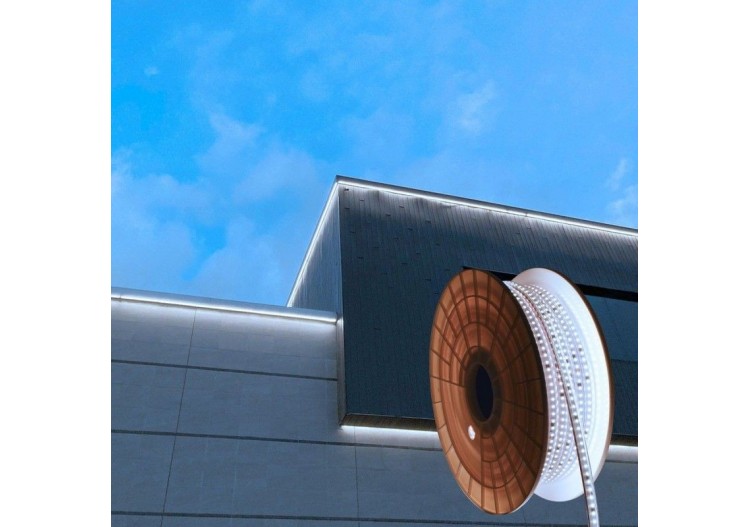 Ruban LED 220V-950W (6000xSMD2835) 12mm-Extérieur(IP67)-Rouleau 50 mètres-Sécable tous les 10cm - B1550-50-BF - Barcelona LED 2