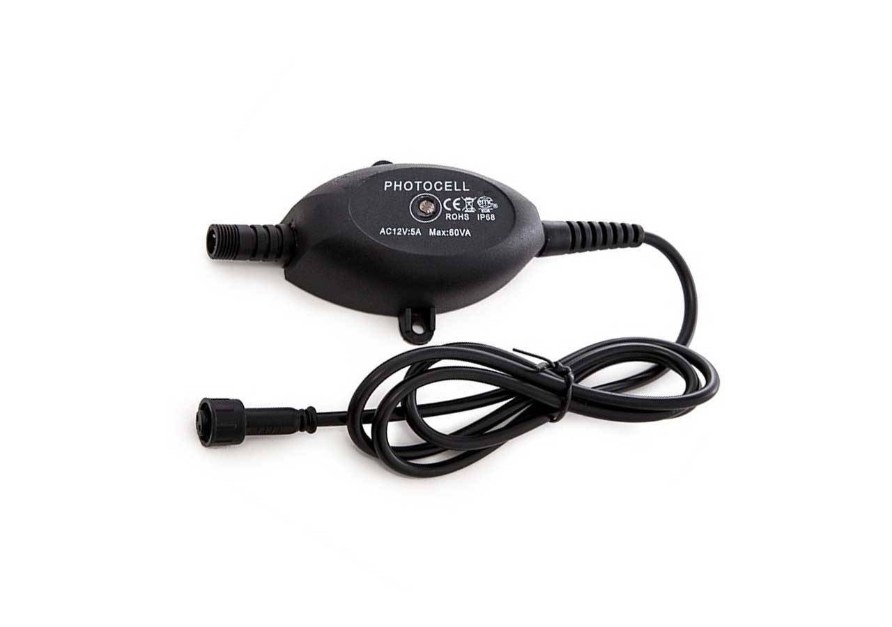 Détecteur de lumière photocellule pour éclairage extérieur LED 12V IP67 - BA50065 - Barcelona LED