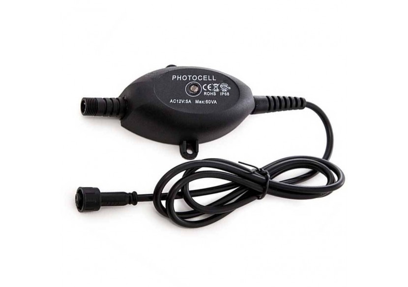 Détecteur de lumière photocellule pour éclairage extérieur LED 12V IP67 - BA50065 - Barcelona LED