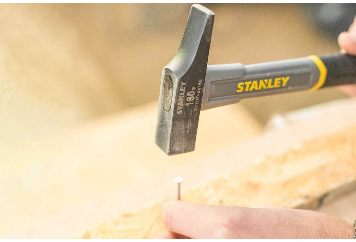 Marteau De Menuisier Manche Fibre De Verre 160G - 20Mm - Stanley : Confort'Mat