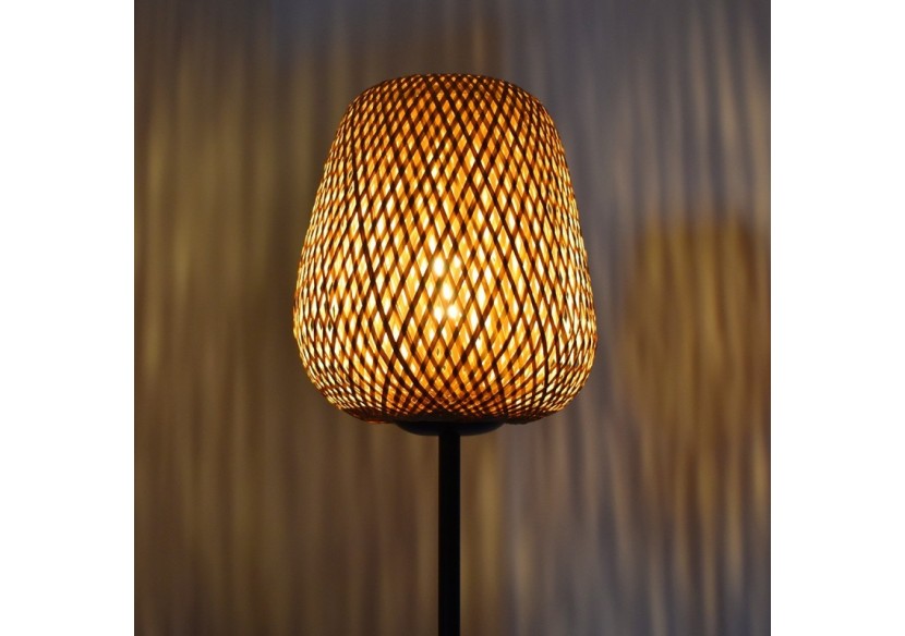 Lampadaire en osier "NIKKO". - LM184-P - Barcelona LED