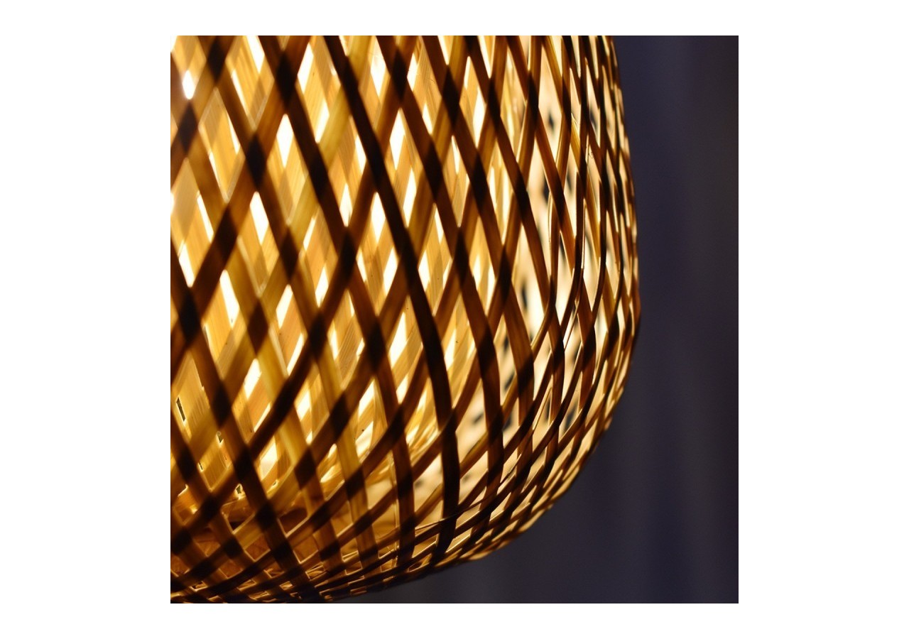 Lampadaire en osier "NIKKO". - LM184-P - Barcelona LED