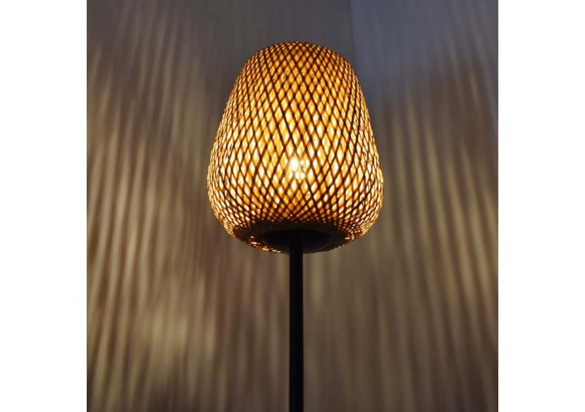 Lampadaire en osier "NIKKO". - LM184-P - Barcelona LED