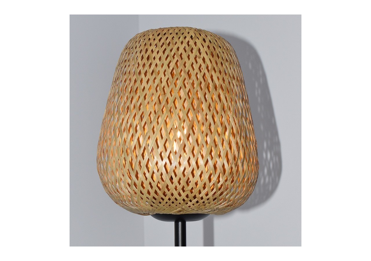 Lampadaire en osier "NIKKO". - LM184-P - Barcelona LED