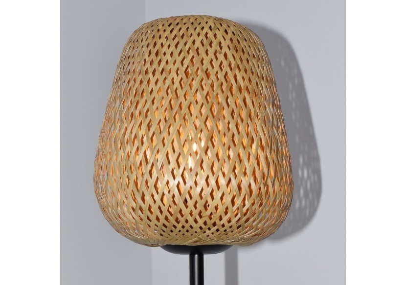 Lampadaire en osier "NIKKO". - LM184-P - Barcelona LED