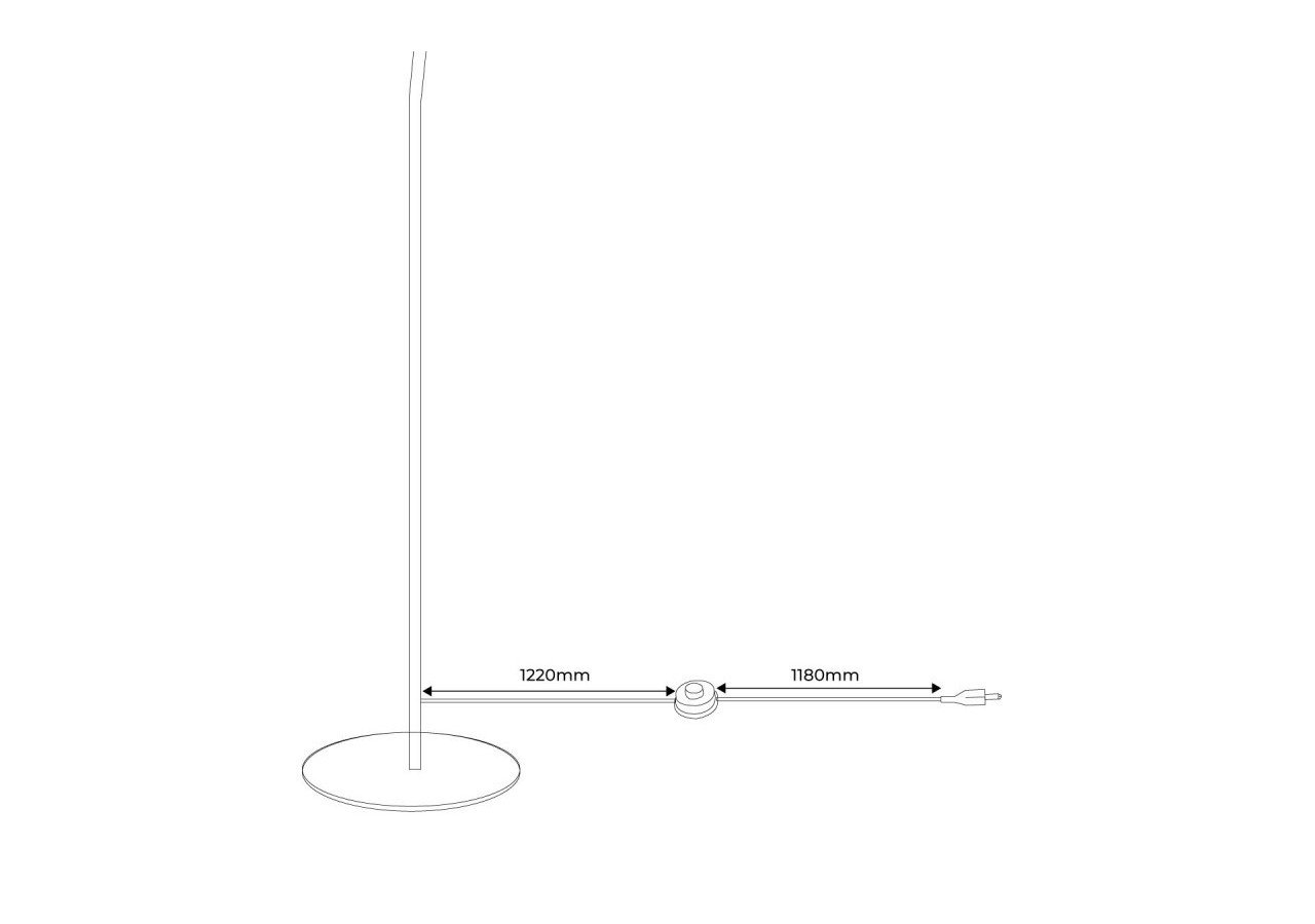 Lampadaire en osier "NIKKO". - LM184-P - Barcelona LED