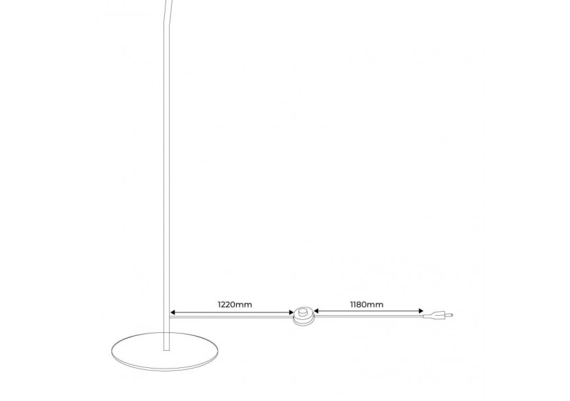 Lampadaire en osier "NIKKO". - LM184-P - Barcelona LED