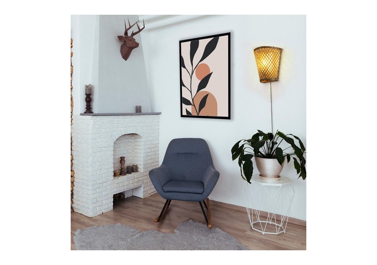 Applique murale en osier avec prise "PANI" - LM166-EU - Barcelona LED