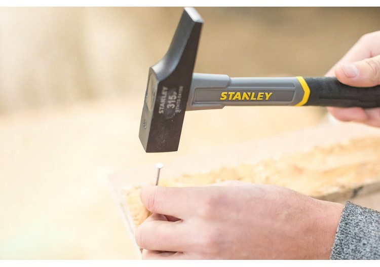 Marteau De Menuisier Manche Fibre De Verre 315G - 25Mm - Stanley : Confort'Mat
