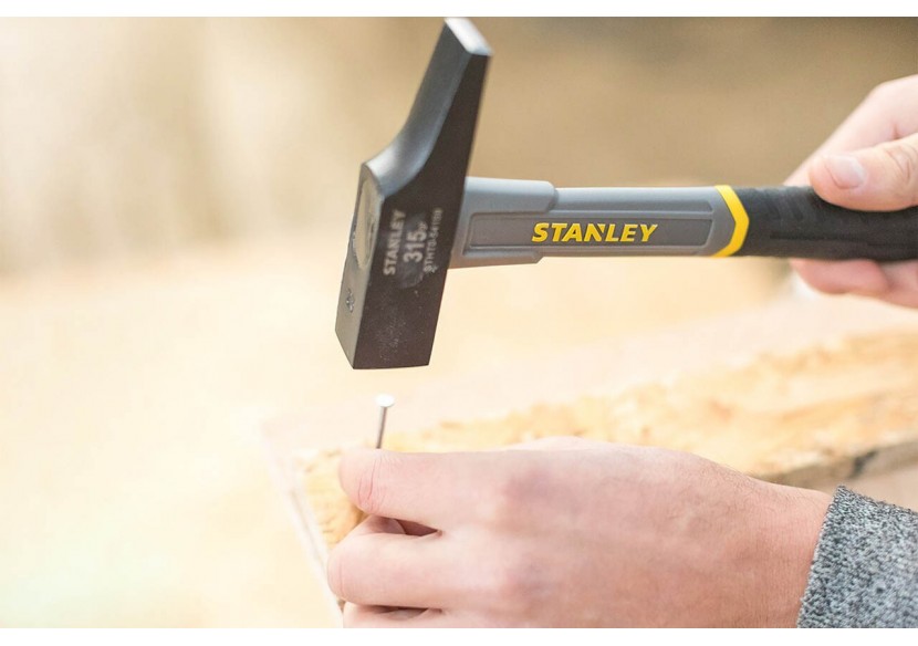 Marteau De Menuisier Manche Fibre De Verre 315G - 25Mm - Stanley : Confort'Mat