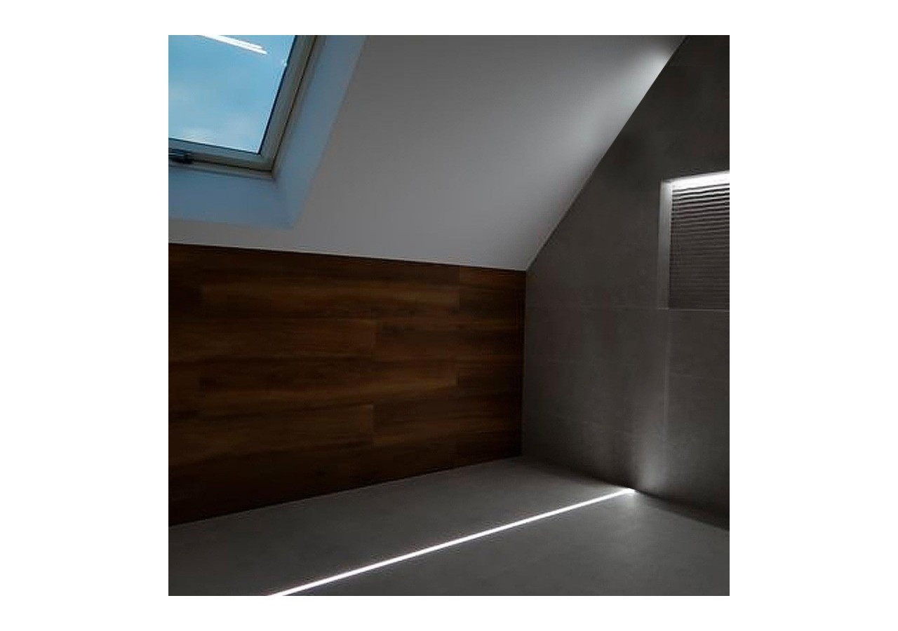 Profilé encastrable dans le sol-Ruban LED jusqu'à 15 mm-2 mètres - LM3815 - Barcelona LED