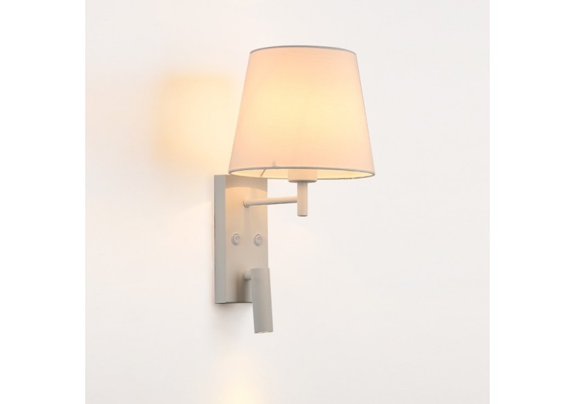 Applique murale "NOAH" avec liseuse LED-3,4W - L2032-B - Barcelona LED