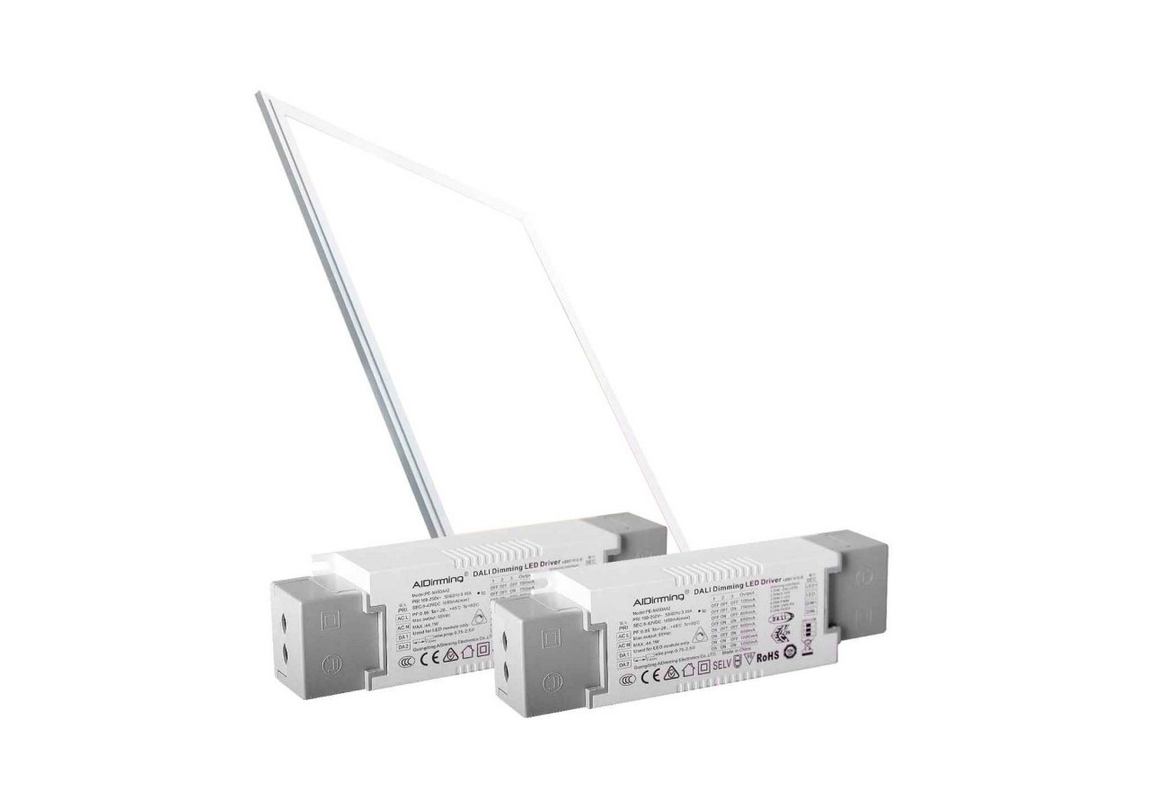 Panneau LED encastrable 120x60-Dimmable PUSH-72W-UGR19 - K5234-PUSH-BC - Barcelona LED