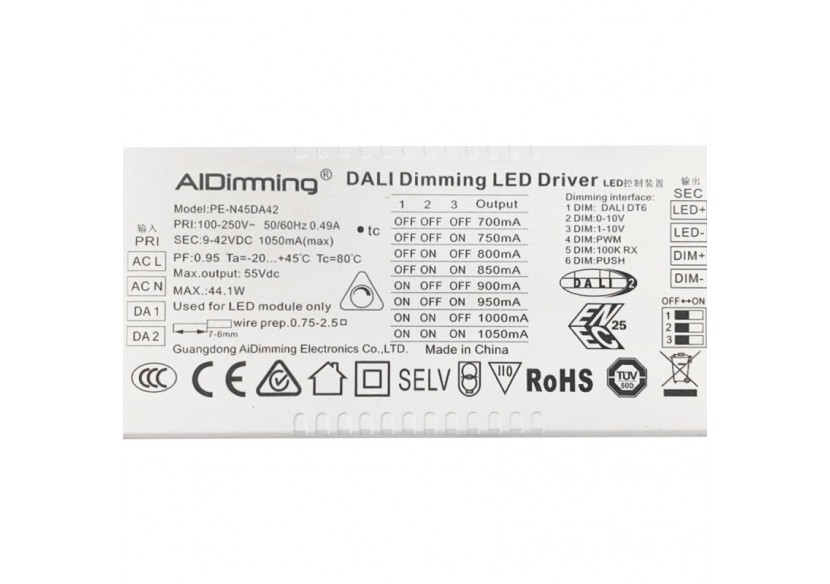 Panneau LED 60x60 encastrable-Dimmable DALI-44W-UGR19 - K5235-DALI-BC - Barcelona LED