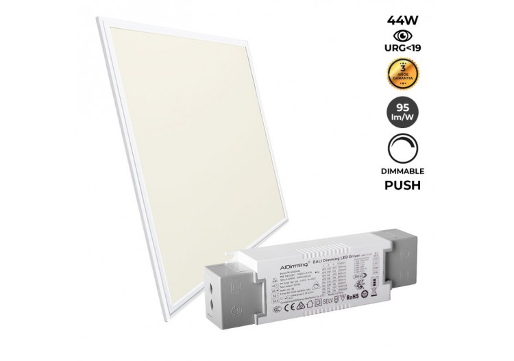 Panneau LED 60x60 encastrable-Dimmable PUSH-44W-UGR19 - K5235-PUSH-BC - Barcelona LED 2