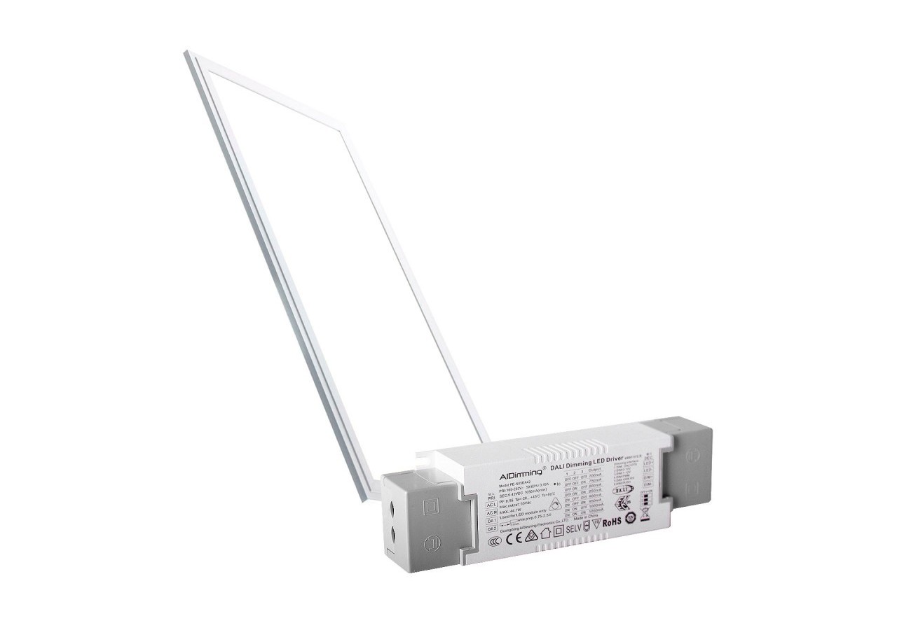 Panneau LED encastrable 120x30-Dimmable PUSH-44W-UGR19 - K5236-PUSH-BC - Barcelona LED