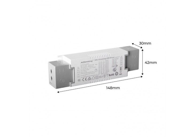 Panneau LED encastrable 120x30-Dimmable 0-10V-44W-UGR19 - K5236-0-10-BC - Barcelona LED