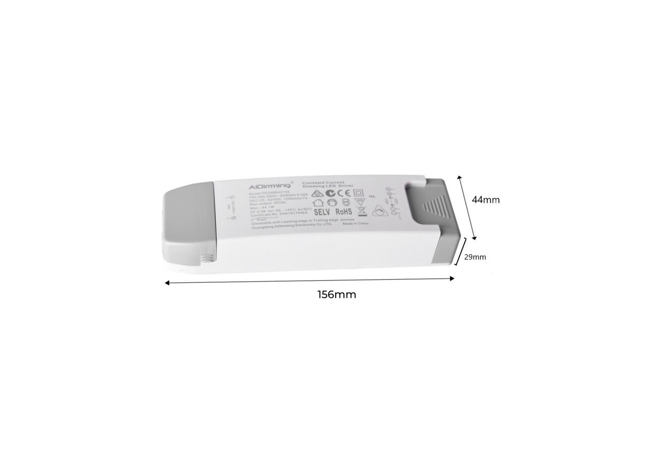 Panneau LED encastrable 120x30-dimmable TRIAC-44W-UGR19 - K5236-TRIAC-BC - Barcelona LED