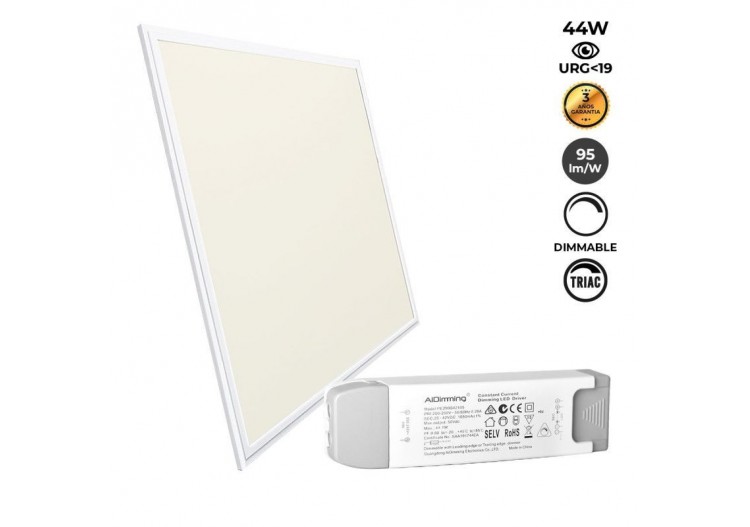 Panneau LED 60x60 encastrable-Dimmable TRIAC-44W-UGR19 - K5235-TRIAC-BC - Barcelona LED 2