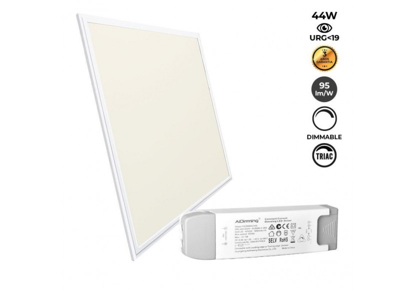 Panneau LED 60x60 encastrable-Dimmable TRIAC-44W-UGR19 - K5235-TRIAC-BC - Barcelona LED