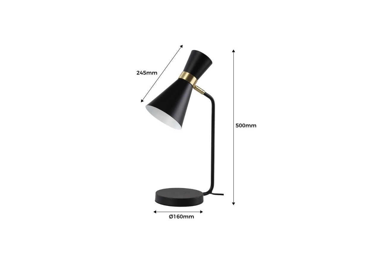 Lampe à poser moderne "Meghan" - LN3013-ND - Barcelona LED