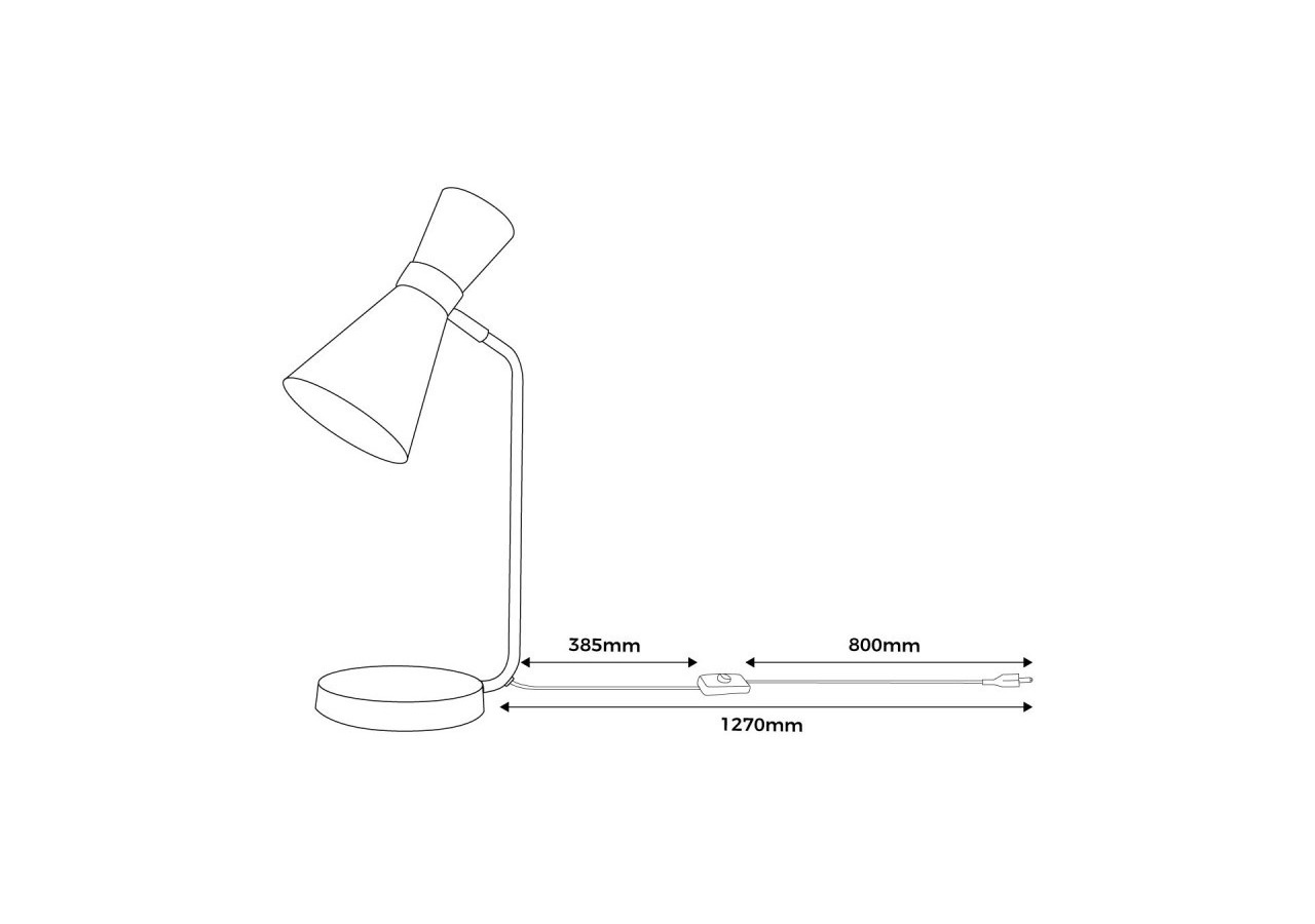 Lampe à poser moderne "Meghan" - LN3013-ND - Barcelona LED