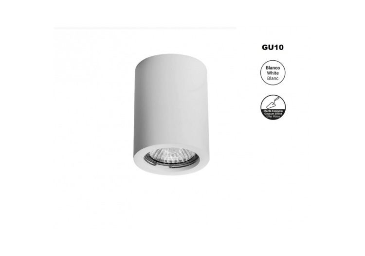 Plafonnier en plâtre-GU10 - B280 - Barcelona LED