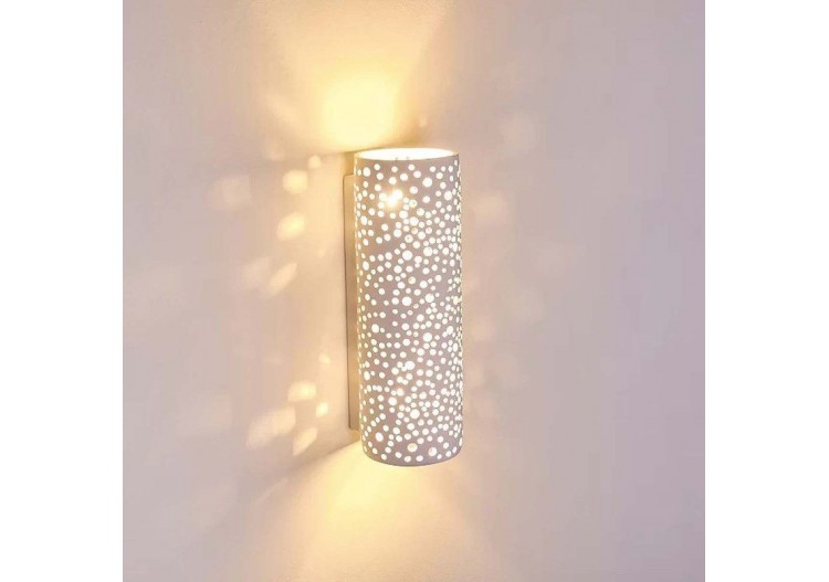 Applique murale bidirectionnelle en plâtre "COMB"-2 x E14 - B281 - Barcelona LED