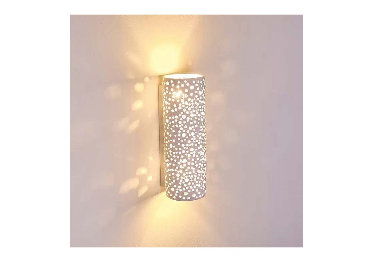 Applique murale bidirectionnelle en plâtre "COMB"-2 x E14 - B281 - Barcelona LED