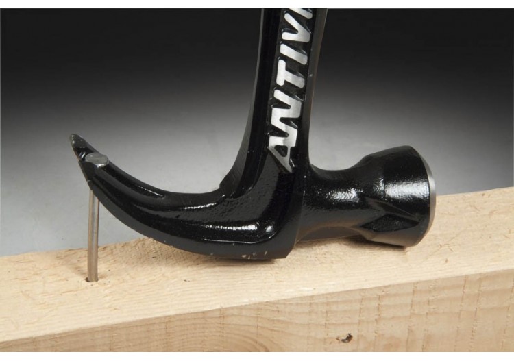 Marteau Arrache-Clous Forgé Coudé Antivibe 570G   - Fatmax : Confort'Mat