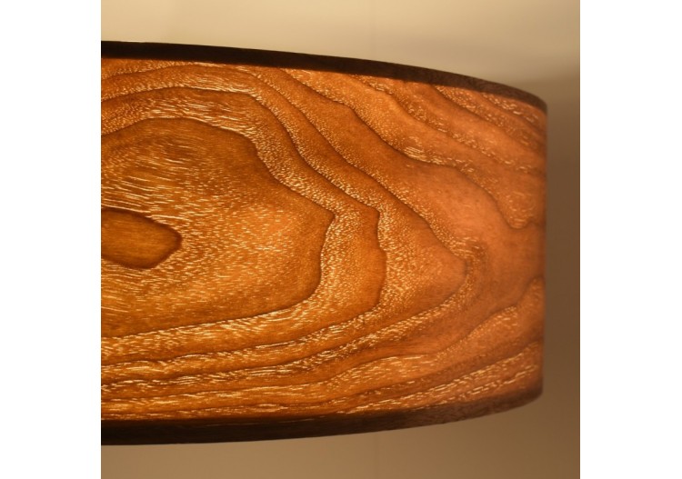 Plafonnier imitation bois "AGUDES"-3xE27-Inspiration "Paulmann" - LN1306-T - Barcelona LED 2