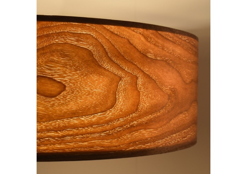 Plafonnier imitation bois "AGUDES"-3xE27-Inspiration "Paulmann" - LN1306-T - Barcelona LED