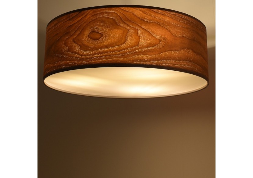 Plafonnier imitation bois "AGUDES"-3xE27-Inspiration "Paulmann" - LN1306-T - Barcelona LED