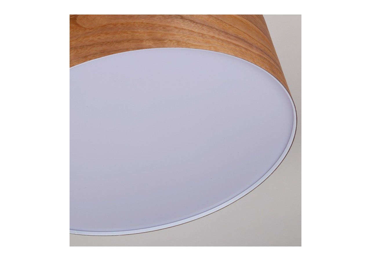 Plafonnier imitation bois "AGUDES"-3xE27-Inspiration "Paulmann" - LN1306-T - Barcelona LED