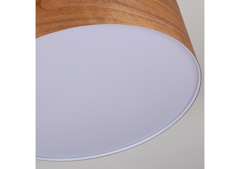 Plafonnier imitation bois "AGUDES"-3xE27-Inspiration "Paulmann" - LN1306-T - Barcelona LED