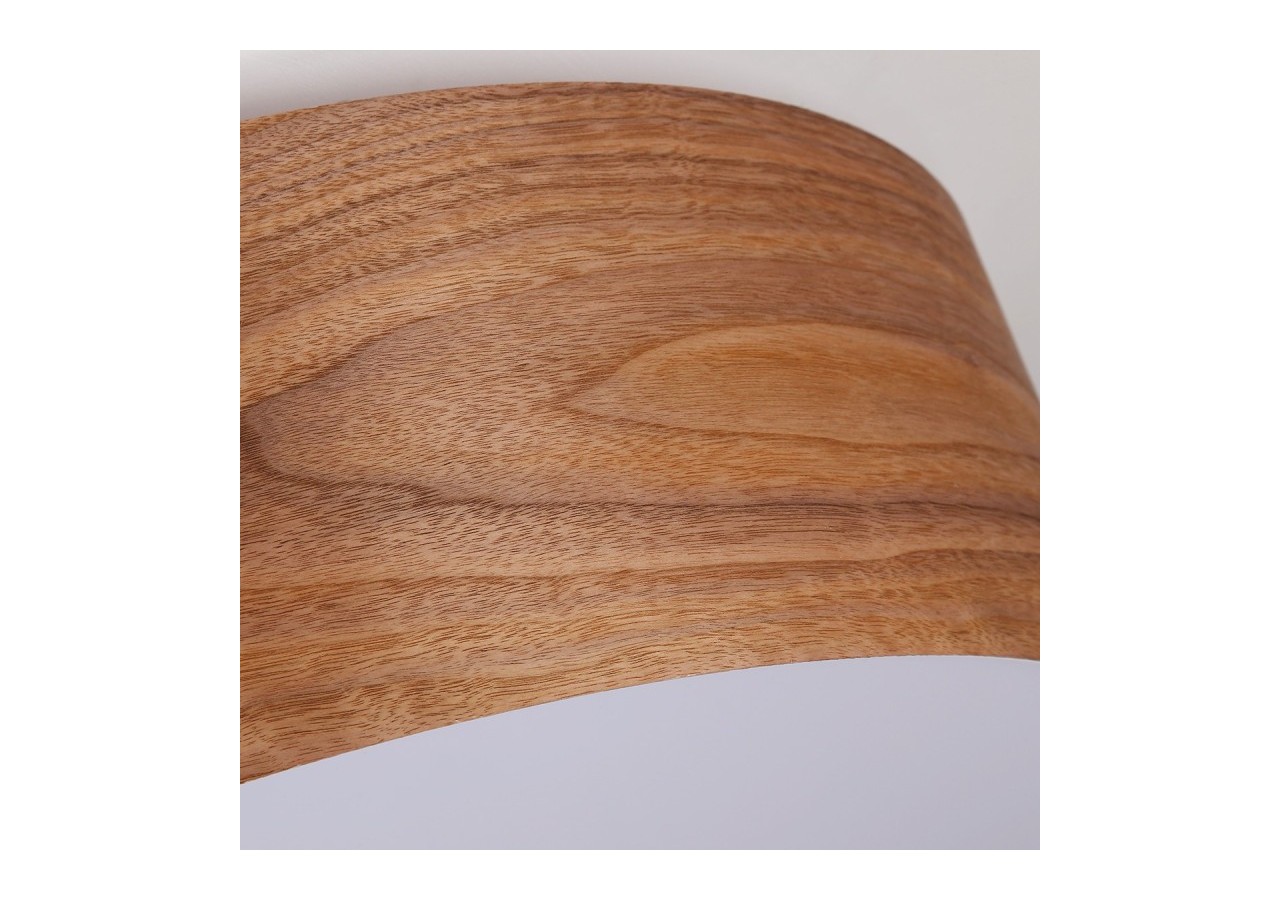 Plafonnier imitation bois "AGUDES"-3xE27-Inspiration "Paulmann" - LN1306-T - Barcelona LED