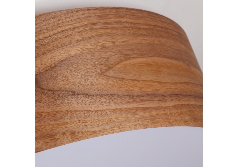 Plafonnier imitation bois "AGUDES"-3xE27-Inspiration "Paulmann" - LN1306-T - Barcelona LED