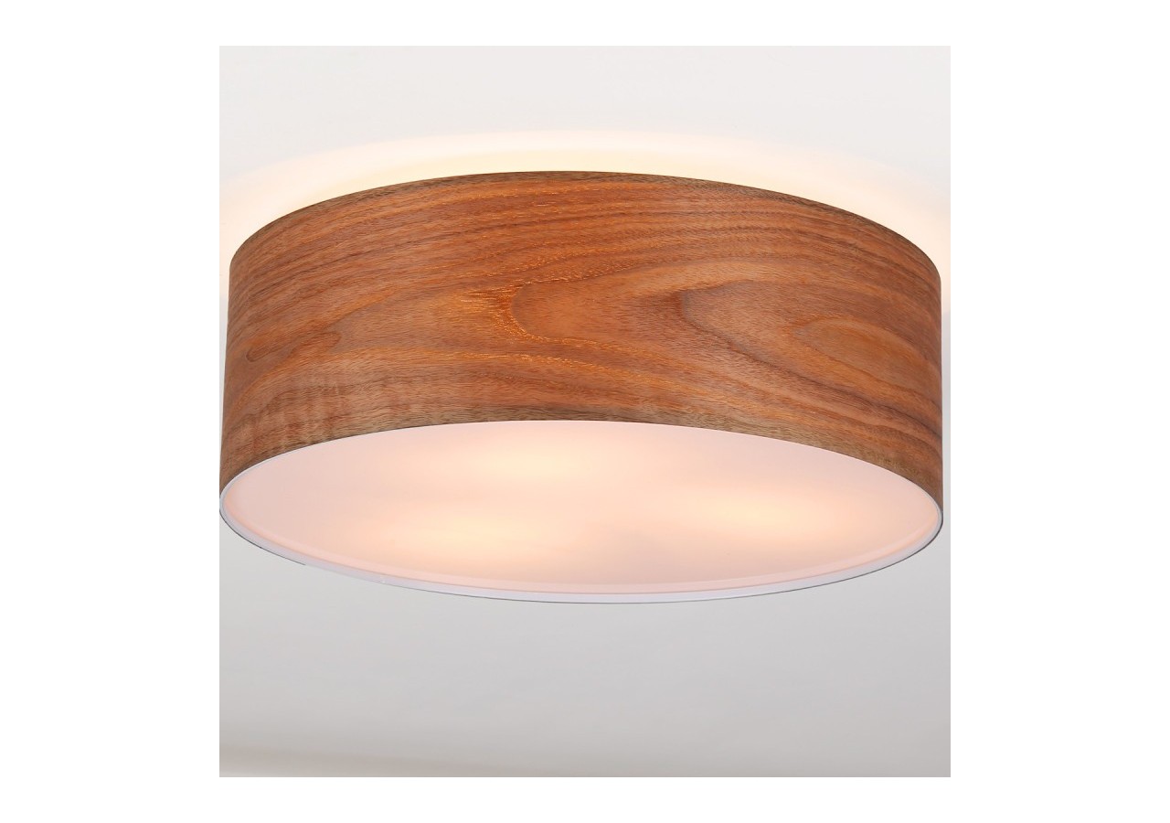 Plafonnier imitation bois "AGUDES"-3xE27-Inspiration "Paulmann" - LN1306-T - Barcelona LED