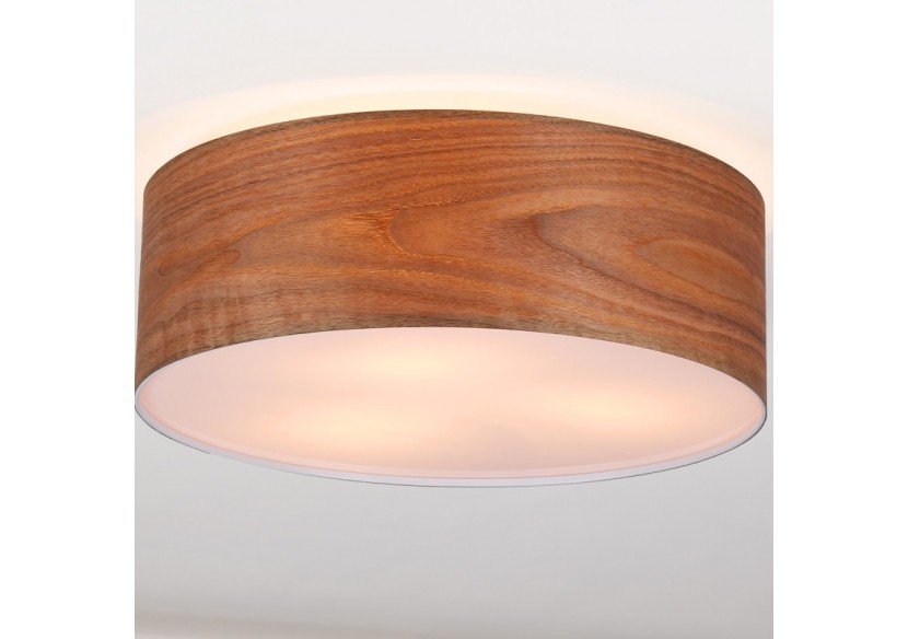 Plafonnier imitation bois "AGUDES"-3xE27-Inspiration "Paulmann" - LN1306-T - Barcelona LED