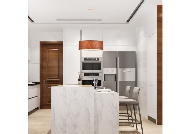 Suspension imitiation bois "MATAGALLS"-3xE27 -Inspiration "Paulmann" - LN1306-C - Barcelona LED 2