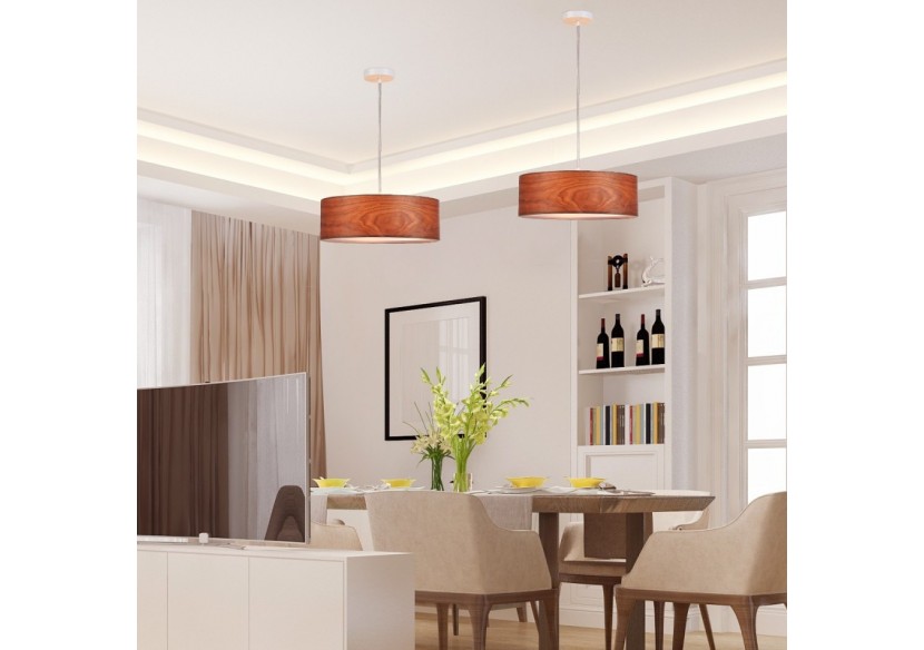 Suspension imitiation bois "MATAGALLS"-3xE27 -Inspiration "Paulmann" - LN1306-C - Barcelona LED Suspension imitiation bois "MATAGALLS"-3xE27 -Inspiration "Paulmann" - LN1306-C - Barcelona LED