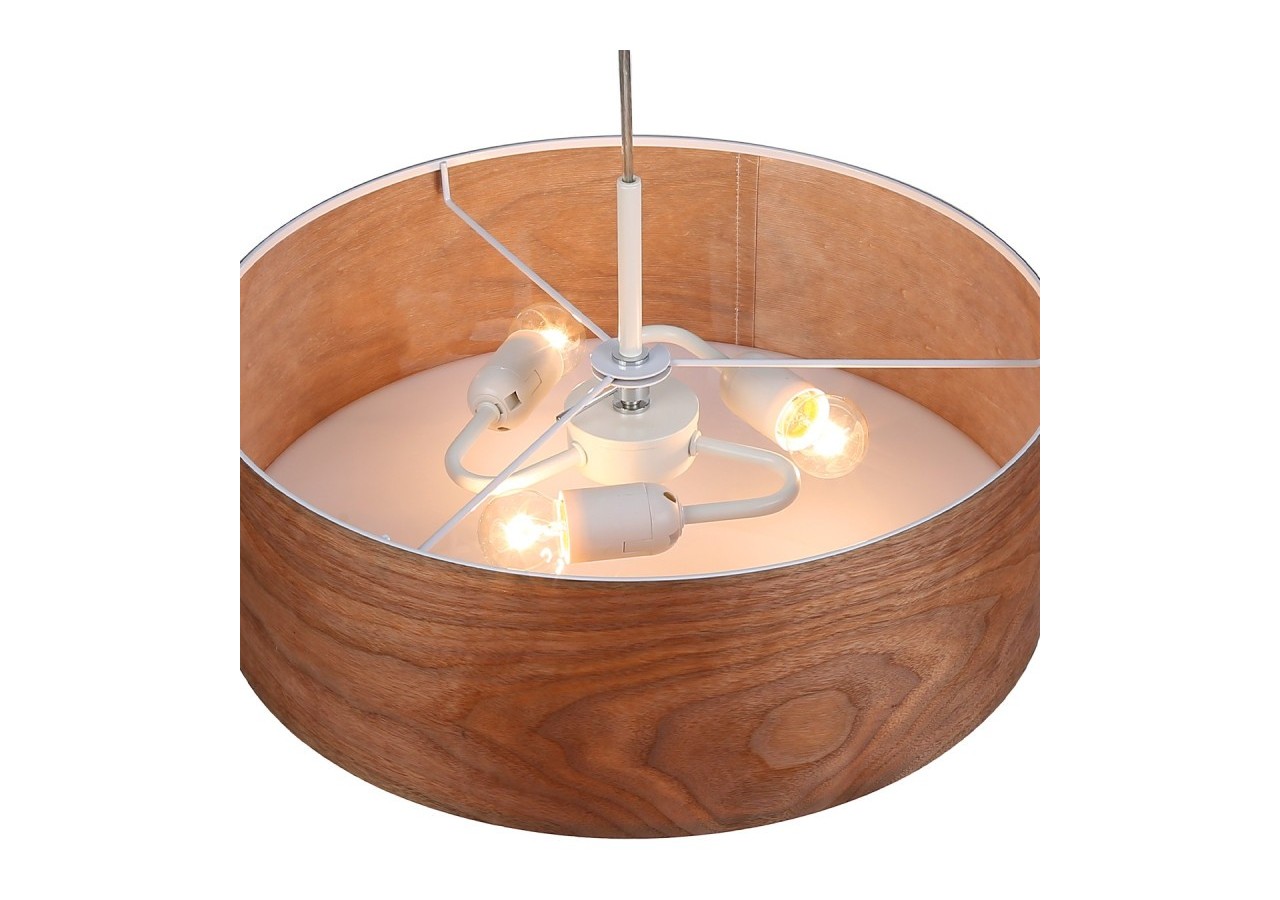 Suspension imitiation bois "MATAGALLS"-3xE27 -Inspiration "Paulmann" - LN1306-C - Barcelona LED