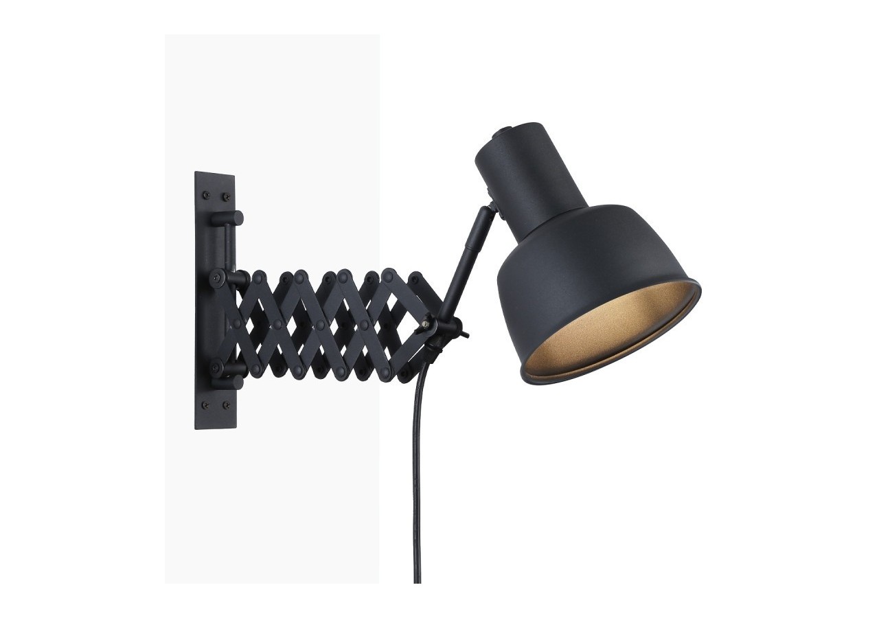Applique murale industrielle vintage avec bras ciseaux "Roma"-E27 - LV132-N - Barcelona LED