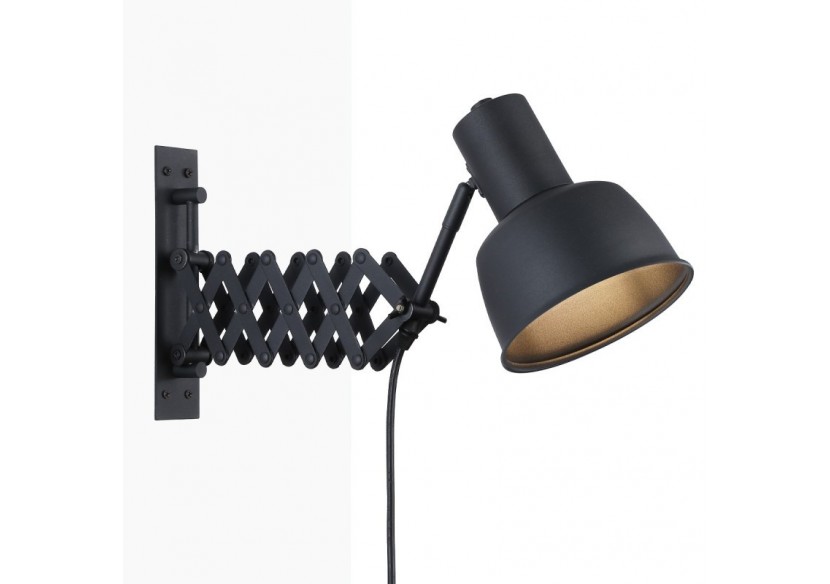 Applique murale industrielle vintage avec bras ciseaux "Roma"-E27 - LV132-N - Barcelona LED Applique murale industrielle vintage avec bras ciseaux "Roma"-E27 - LV132-N - Barcelona LED