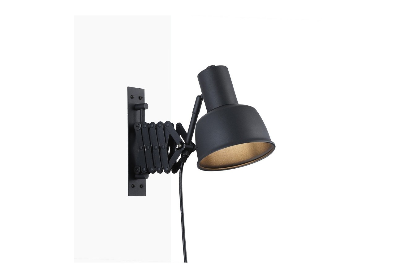 Applique murale industrielle vintage avec bras ciseaux "Roma"-E27 - LV132-N - Barcelona LED
