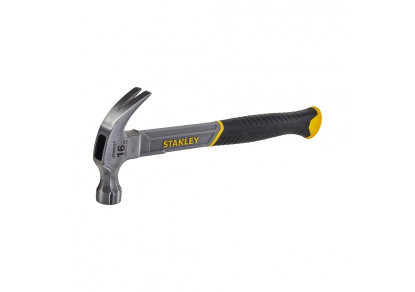 Marteau Arrache-Clous Manche Fibre De Verre 450G - Stanley : Confort'Mat