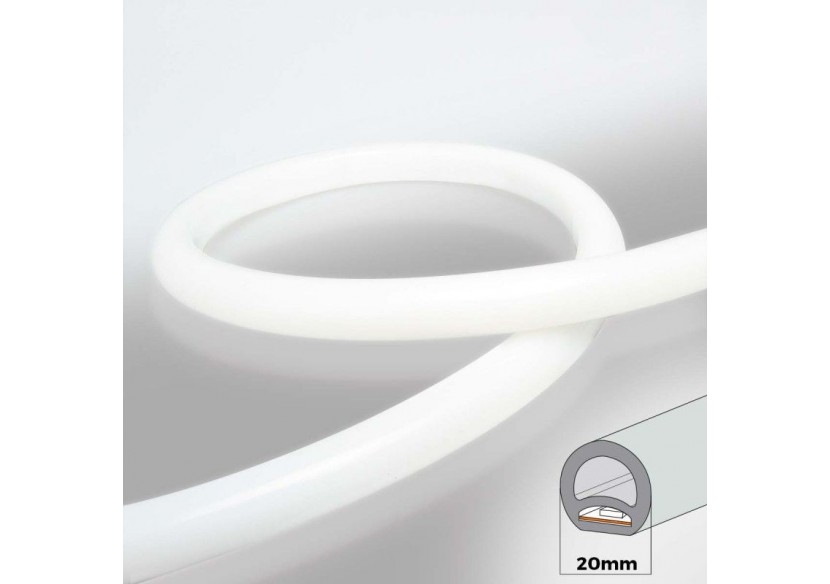 Néon LED flexible circulaire 360 degrés-24V DC-diamètre 20mm-5 mètres-13W/m-Kit complet-IP67 - N20D-5M-BF - Barcelona LED Néon LED flexible circulaire 360 degrés-24V DC-diamètre 20mm-5 mètres-13W/m-Kit complet-IP67 - N20D-5M-BF - Barcelona LED