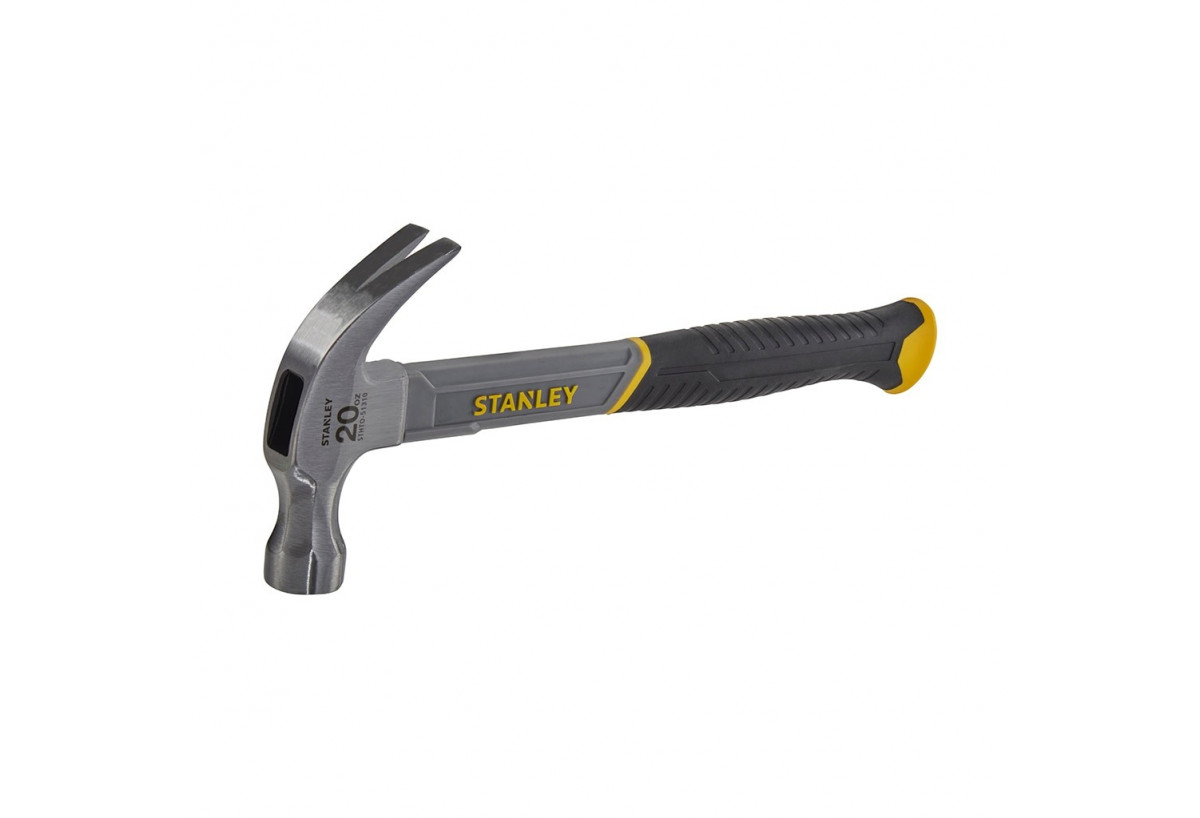 Marteau Arrache-Clous Manche Fibre De Verre 560G - Stanley : Confort'Mat