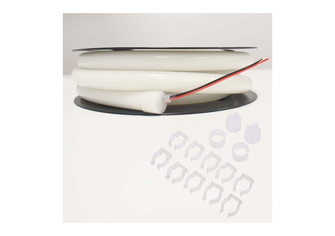 Néon LED flexible circulaire 360 degrés-24V DC-diamètre 20mm-5 mètres-13W/m-Kit complet-IP67 - N20D-5M-BF - Barcelona LED