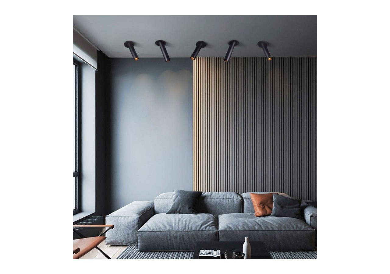 Spot LED encastré orientable "ALAI"-Zoom-200mm-2800K-LED COB-Puce Cree-7W - B861-N - Barcelona LED